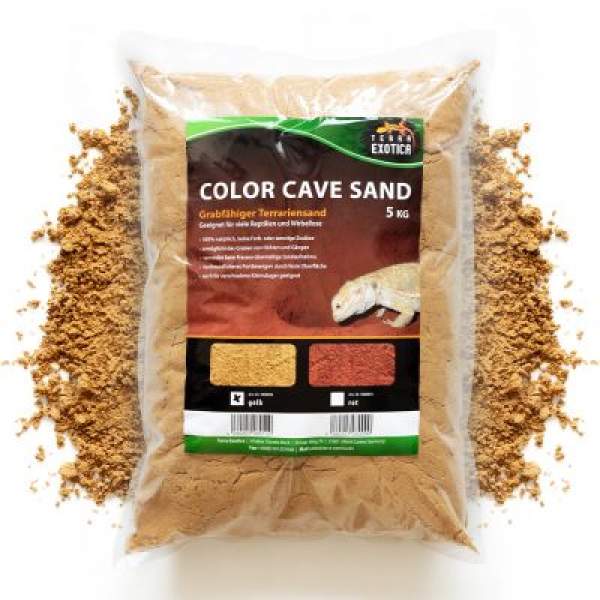 COLOR CAVE SAND – Grabfähiger Terrariensand